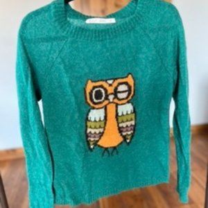 Woolrich Owl Sweater Size M